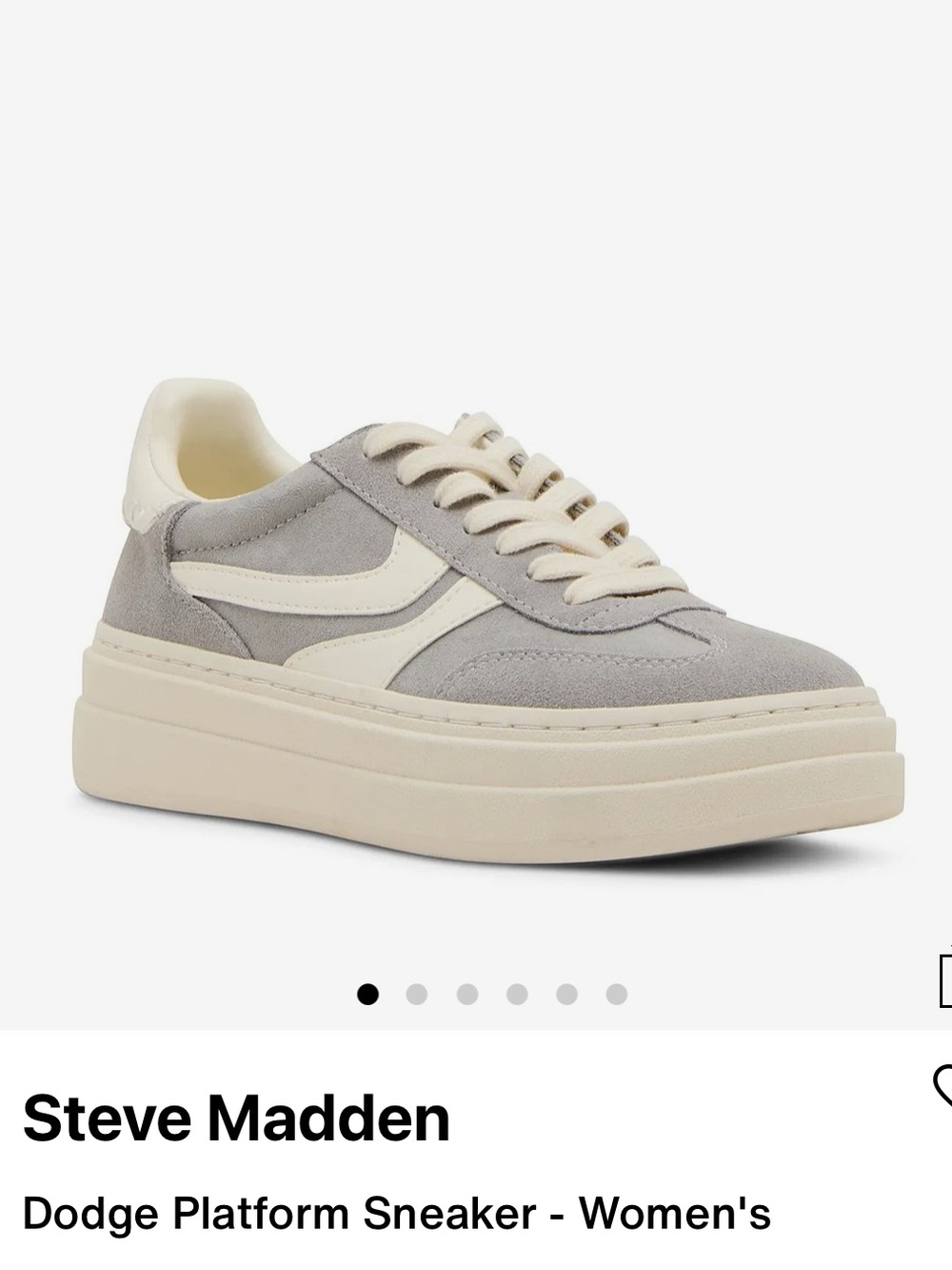 Steve Madden Dodge Platform Sneaker Size 10